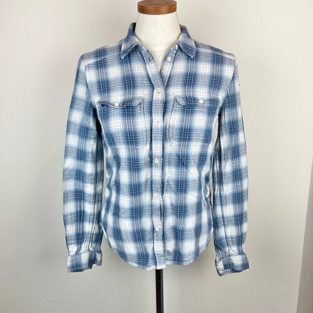 Paige Trudy Button Front Plaid Shirt - Picture 3 of 8